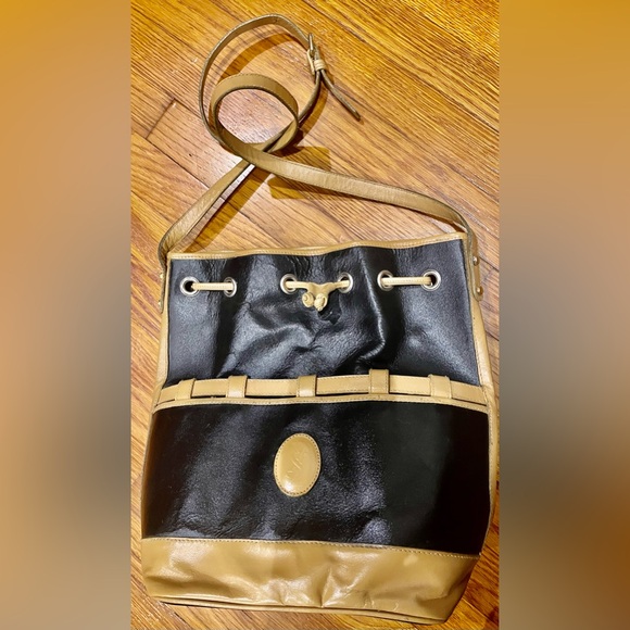 Yves Saint Laurent Black and Tan Crossbody Bag - Picture 7 of 13